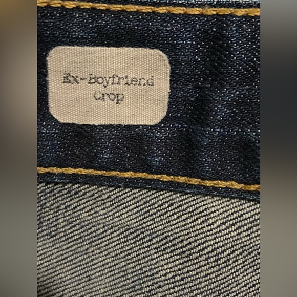 AG Adriano Goldschmied Women's ex boyfriend crop 24R - Picture 4 of 6